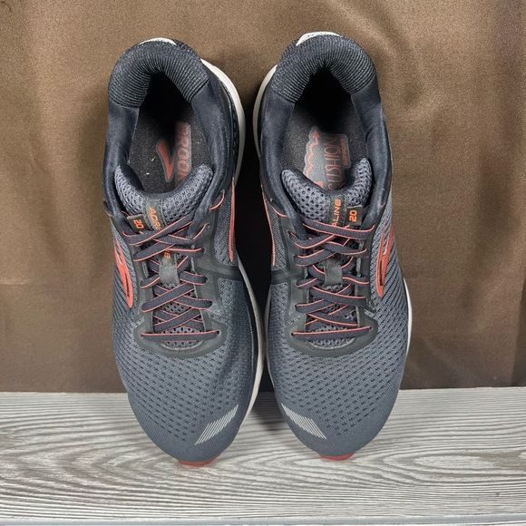 Brooks Adrenaline GTS 20 Mens Charcoal Running Shoe Athletic Sneaker Size 8.5EE - Picture 7 of 9